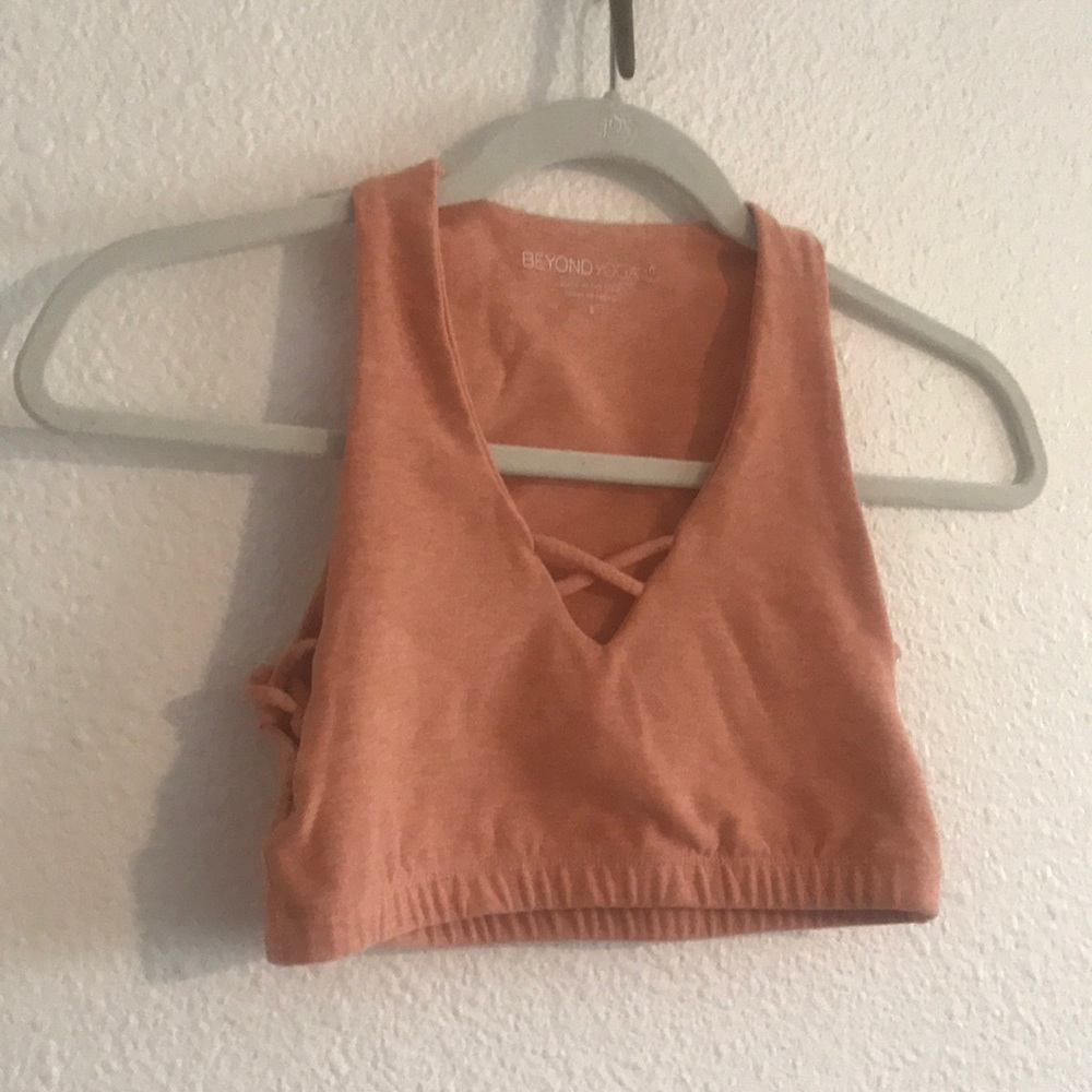 Peach Beyond Yoga Sports Bra - S